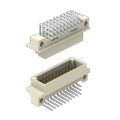 128 Positions 4 Row Type C Eurocard Connectors per DIN 41612 and IEC 60603-2